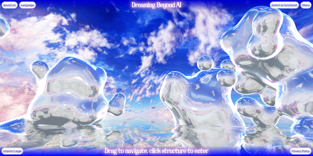 Screenshot of "Dreaming Beyond AI"