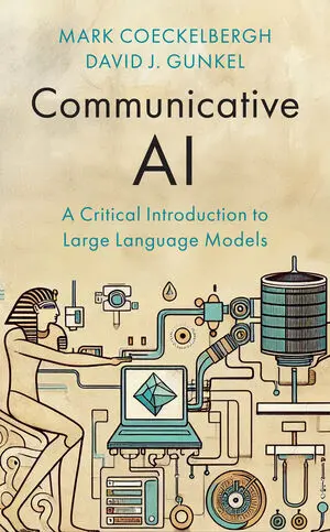 The cover background shows a tea-stained old effect and the image is of a Ancient Egyptian Pharaoh typing on some machinery - the image is line-drawn with some blue features. 